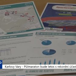Karlovy Vary: Půlmaraton bude letos s rekordní účastí (TV Západ)