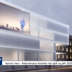 Karlovy Vary: Rekonstrukce Keramky má začít na jaře 2025 (TV Západ)