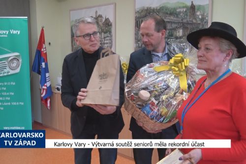 Foto: Karlovy Vary: Výtvarná soutěž seniorů měla rekordní účast (TV Západ)