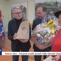 Karlovy Vary: Výtvarná soutěž seniorů měla rekordní účast (TV Západ)