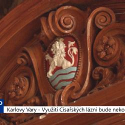 Karlovy Vary: Využití Císařských lázní bude většinově nekomerční (TV Západ)