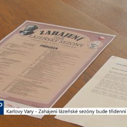 Karlovy Vary: Zahájení sezóny bude třídenní (TV Západ)