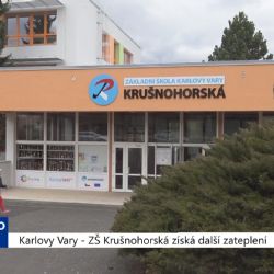 Karlovy Vary: ZŠ Krušnohorská získá další zateplení (TV Západ)