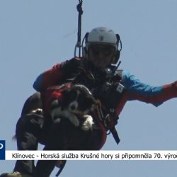 Klínovec: Horská služba Krušné hory si připomněla 70. výročí založení (TV Západ)