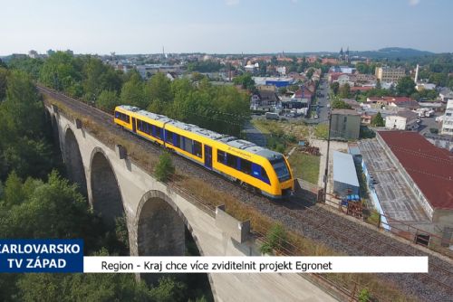 obrázek:Kraj chce více zviditelnit dopravní systém EgroNet (TV Západ)