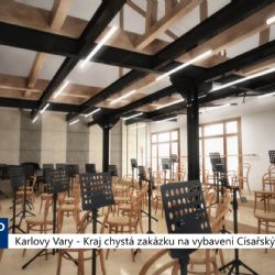 Kraj chystá zakázku na vybavení Císařských lázní (TV Západ)