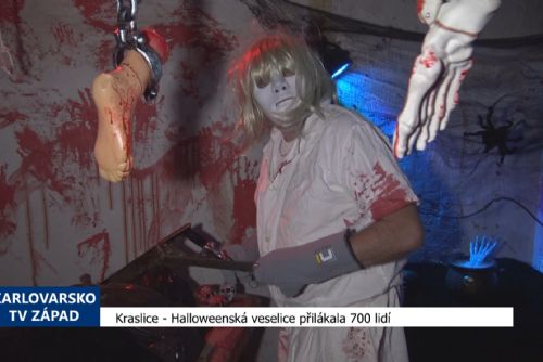 Foto: Kraslice: Halloweenská veselice přilákala 700 návštěvníků (TV Západ)