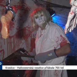 Kraslice: Halloweenská veselice přilákala 700 návštěvníků (TV Západ)