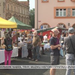 Kraslice: Jarmark nabídl trhy, muziku, historii i výstavu známek (TV Západ)