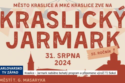 Foto: Kraslice: Jarmark nabídne bohatý program a připomene výročí TJ Sokol (TV Západ)