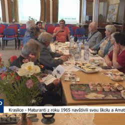 Kraslice: Maturanti z roku 1965 navštívili svou školu a Amati (TV Západ)