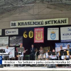 Kraslice: Na Setkání v parku Horalka oslavila 60 let (TV Západ)