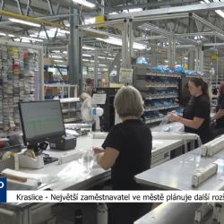 Kraslice: Největší zaměstnavatel ve městě plánuje další rozšíření (TV Západ)