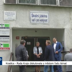 Kraslice: Rada Kraje diskutovala s městem řadu témat (TV Západ)