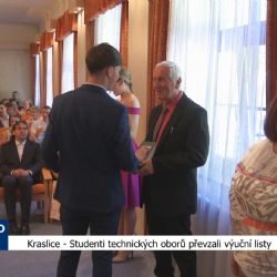 Kraslice: Studenti technických oborů převzali výuční listy (TV Západ)