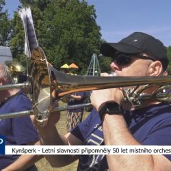 Kynšperk: Letní slavnosti připomněly 50 let místního orchestru (TV Západ)