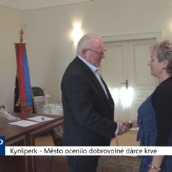 Kynšperk: Město ocenilo dobrovolné dárce krve (TV Západ)