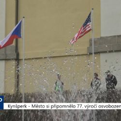 Kynšperk: Město si připomnělo 77. výročí osvobození (TV Západ)