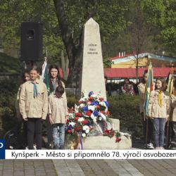 Kynšperk: Město si připomnělo 78. výročí osvobození (TV Západ)