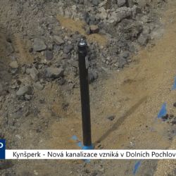 Kynšperk: Nová kanalizace vzniká v Dolních Pochlovicích (TV Západ)