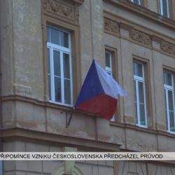 Kynšperk: Připomínce vzniku Československa předcházel průvod (TV Západ)