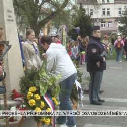 Kynšperk: Proběhla připomínka 72. výročí osvobození města (TV Západ)