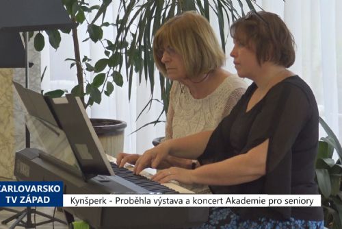 Foto: Kynšperk: Proběhla výstava a koncert Akademie pro seniory (TV Západ)