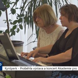 Kynšperk: Proběhla výstava a koncert Akademie pro seniory (TV Západ)