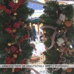 Kynšperk: Vánoční trhy se uskutečnily opět v pivovaru (TV Západ)