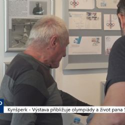 Kynšperk: Výstava přibližuje olympiády a život pana Štrunce (TV Západ)