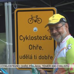 Loket: Den cyklostezky Ohře přilákal téměř 600 cyklistů (TV Západ)