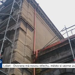 Loket: Dvorana má novou střechu, město si vezme úvěr (TV Západ)