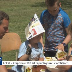 Loket: Kraj oslaví 100 let republiky akcí v amfiteátru (TV Západ)