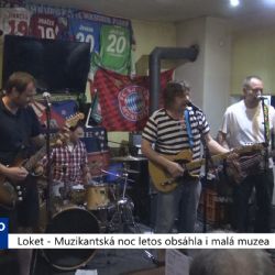 Loket: Muzikantská noc letos obsáhla i malá muzea (TV Západ)