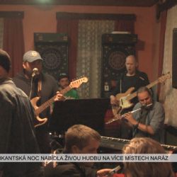 Loket: Muzikantská noc nabídla živou hudbu na více místech naráz (TV Západ)