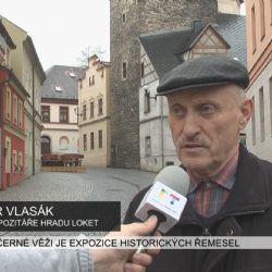 Loket: V Černé věži je expozice historických řemesel (TV Západ)