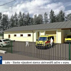 Luby: Stavba výjezdové stanice záchranářů začne v srpnu (TV Západ)