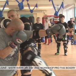 Mariánské Lázně: Mistr světa Jiří Žák vedl workshop pro thai boxery (TV Západ)