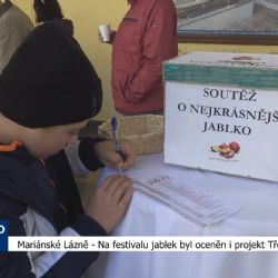 Mariánské Lázně: Na festivalu jablek byl oceněn i projekt Třešňovka (TV Západ)