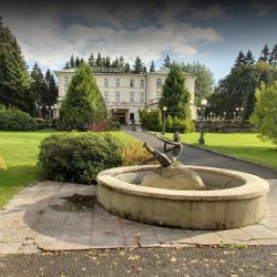 Mariánské Lázně: Před parkhotelem zmizela socha