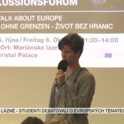 Mariánské Lázně: Studenti debatovali o evropských tématech (TV Západ)