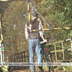 Odrava: Na sezonu kraj uzavřenou lávku zprovozní (TV Západ)