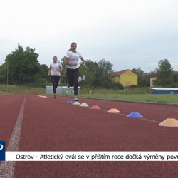 Ostrov: Atleticky ovál se v příštím roce dočká výměny povrchu (TV Západ)