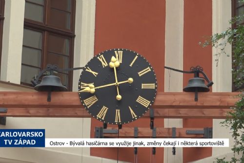 Foto: Ostrov: Bývalá hasičárna se využije jinak, změny čekají i některá sportoviště (TV Západ)