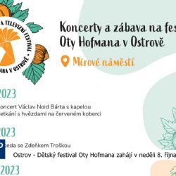 Ostrov: Dětský festival Oty Hofmana zahájí v neděli 8. října (TV Západ)