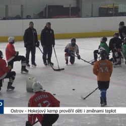 Ostrov: Hokejový kemp prověřil děti i změnami teplot (TV Západ)