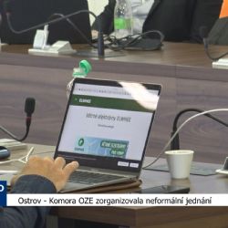 Ostrov: Komora OZE zorganizovala neformální jednání (TV Západ)