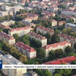 Ostrov: Maximální nájemné v obecních bytech stoupne na 72 korun za metr (TV Západ)