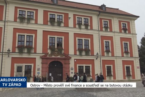 Foto: Ostrov: Město prověří své finance a soustředí se na bytovou otázku (TV Západ)