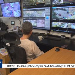 Ostrov: Městská policie chystá na duben oslavy 30 let od vzniku (TV Západ)